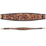 Bar H Equine American Leather Horse Saddle Tack One Ear Headstall | Breast Collar Browband Wither Strap Set BER268