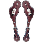 Bar H Equine Western Leather Spurs Straps for Adults Men Womens Spur Straps