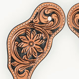 Bar H Equine Western Leather Spurs Straps for Adults Men Womens Spur Straps