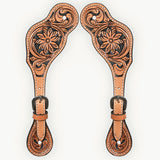 Bar H Equine Western Leather Spurs Straps for Adults Men Womens Spur Straps