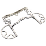 Medium Port D Ring Kimberwock Gaith Chain Bit W/Roller
