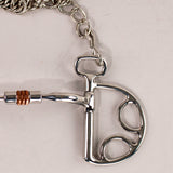 BAR H EQUINE Kimberwick Bit with Comfort Mouth & Copper Rollers