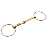 Bar H Equine Smooth Mouth Broken Bit O Ring Snaffle | Bits for Horses Horse and Bridles