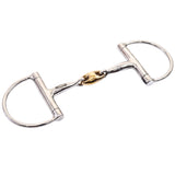 Brass Eggbutt D Ring French Dog Bone Bit