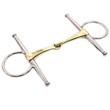 Bar H Equine Full Cheek Smooth Broken Snaffle Brass Mouth Bit | Bits for Horses Horse and Bridles