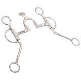 Bar H Equine Stainless Steel High Port Swivel Shank Tranning Bit Gag Mouth | Bits for Horses Horse Snaffle and Bridles