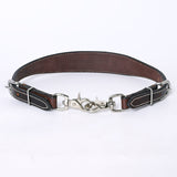 Bar H Equine Genuine Western American Leather Horse Premium Headstall & Breast Collar Set