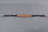 Bar H Equine Genuine Western American Leather Horse Premium Headstall & Breast Collar Set