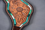 Bar H Equine Leather Spurs Straps for Adults Western Womens Spur Horse Riding Barrel Racing Show and Rodeo Strap Adult Women