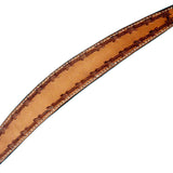 Bar H Equine Leather Horse Headstall Breast Collar & One Ear Tan