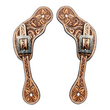 Bar H Equine Western Leather Spurs Straps for Adults Men Womens Spur Straps