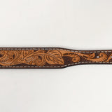 BAR H EQUINE Western Genuine Leather Men And Women Belt Floral