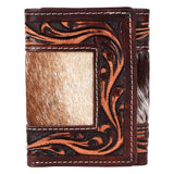 BAR H EQUINE Genuine Leather Rodeo - Bifold & Trifold Wallet For Men Women