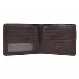 BAR H EQUINE Hand Carved Unisex Bifold Wallet Genuine Hair-On Leather