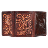 BAR H EQUINE Genuine Leather Rodeo - Bifold & Trifold Wallet For Men Women
