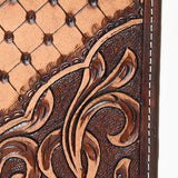 BAR H EQUINE Genuine Leather Rodeo - Bifold & Trifold Wallet For Men Women