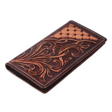 BAR H EQUINE Genuine Leather Rodeo - Bifold & Trifold Wallet For Men Women