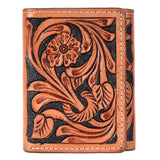 BAR H EQUINE Genuine Leather Rodeo - Bifold & Trifold Wallet For Men Women