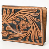BAR H EQUINE Genuine Leather Rodeo - Bifold & Trifold Wallet For Men Women