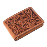 BAR H EQUINE Genuine Leather Rodeo - Bifold & Trifold Wallet For Men Women