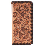 BAR H EQUINE Genuine Leather Rodeo - Bifold & Trifold Wallet For Men Women