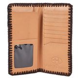 BAR H EQUINE Genuine Leather Rodeo - Bifold & Trifold Wallet For Men Women