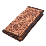 BAR H EQUINE Genuine Leather Rodeo - Bifold & Trifold Wallet For Men Women