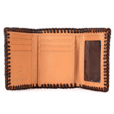 BAR H EQUINE Genuine Leather Rodeo - Bifold & Trifold Wallet For Men Women