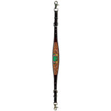 Bar H Equine American Leather Horse Saddle Tack One Ear Headstall Breast Collar Browband Wither Strap Tropical Cacti Cactus
