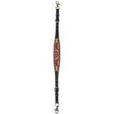 Bar H Equine American Leather Horse Saddle Tack One Ear Headstall | Breast Collar Browband Wither Strap Set for Horses BER112