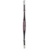 Bar H Equine American Leather Horse Saddle Tack One Ear Headstall | Breast Collar Browband Wither Strap Set for Horses BER116