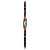 Bar H Equine American Leather Horse Saddle Tack One Ear Headstall | Breast Collar Browband Wither Strap Set for Horses BER180