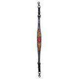 Bar H Equine Western Horse Floral Cheetah Print Genuine American Leather Tack Set
