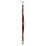 Bar H Equine Genuine Western American Leather Horse Premium Headstall & Breast Collar Set