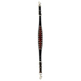 Bar H Equine American Leather Horse Saddle Tack One Ear Headstall | Breast Collar Browband Wither Strap Set BER246