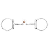 BAR H EQUINE Western D Ring Snaffle Bit with Floating Spoon Stainless Steel