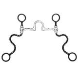 BAR H EQUINE Western Cavalry Shank Bit with Correction Mouthpiece