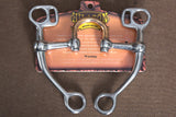 5" Hilason Stainless Steel Tom Thumb Horse Bit W/ Copper Highport Mouth
