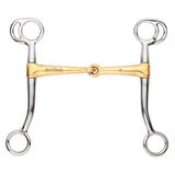 BAR H EQUINE Tom Thumb Bit with Single-Jointed Copper Mouthpiece