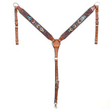 Western leather Breast Collar