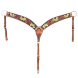 Western leather Breast Collar