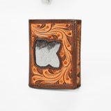 BAR H EQUINE Genuine Leather Rodeo - Bifold & Trifold Wallet For Men Women