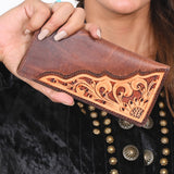 BAR H EQUINE Western Rodeo Bifold Unisex Genuine Leather Walllet