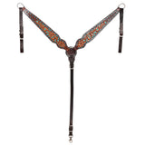 Bar H Equine Genuine Western American Leather Horse Headstall