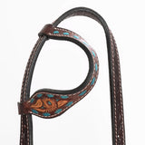 Bar H Equine Genuine Western American Leather Horse Headstall