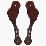 Bar H Equine Leather Spurs Straps for Adults Western Womens Spur Horse Riding Barrel Racing Show and Rodeo Strap Adult Women