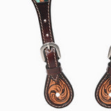 Bar H Equine Leather Spurs Straps for Adults Western Womens Spur Horse Riding Barrel Racing Show and Rodeo Strap Adult Women