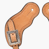 Bar H Equine Leather Spurs Straps for Adults Western Womens Spur Horse Riding Barrel Racing Show and Rodeo Strap Adult Women