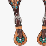 Bar H Equine Leather Spurs Straps for Adults Western Womens Spur Horse Riding Barrel Racing Show and Rodeo Strap Adult Women