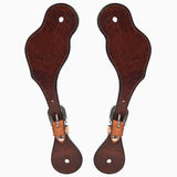 Bar H Equine Leather Spurs Straps for Adults Western Womens Spur Horse Riding Barrel Racing Show and Rodeo Strap Adult Women